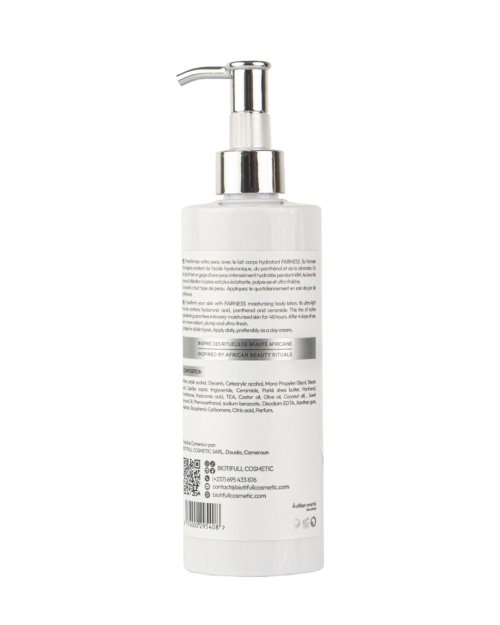 Lait Corporel Jour fairness - back
