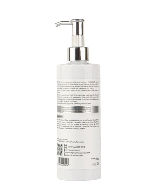 Lait Corporel Jour fairness - back Lait Corporel Jour fairness - back