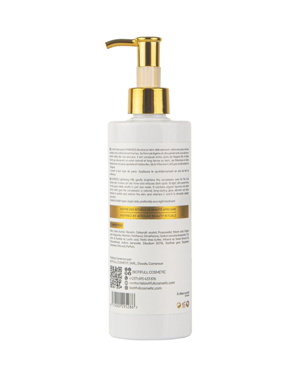 Lait Corporel Nuit fairness - back Lait Corporel Nuit fairness - back