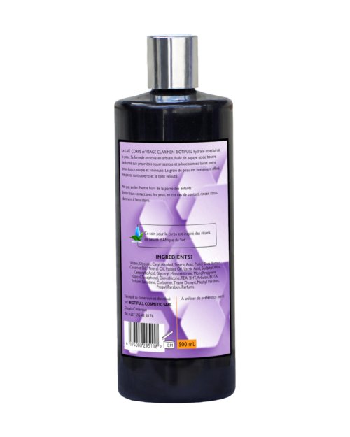 Lotion corporelle revitalisante Perfect Day Clarimen - back