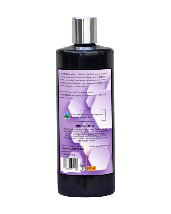 Lotion corporelle revitalisante Perfect Day Clarimen - back