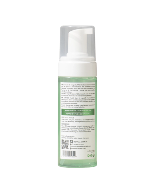 Mousse visage Cur-Acné