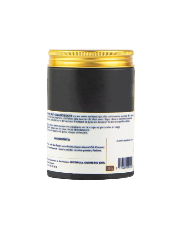 Savon noir Multi eclaircissant - back