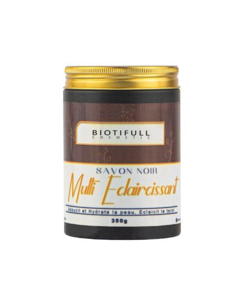 Savon noir Multi eclaircissant - front Savon noir Multi eclaircissant - front