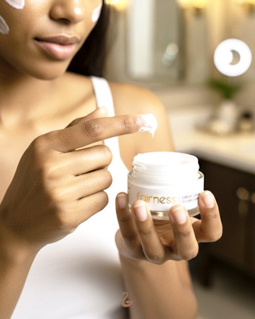 shooting crème visage nuit Fairness